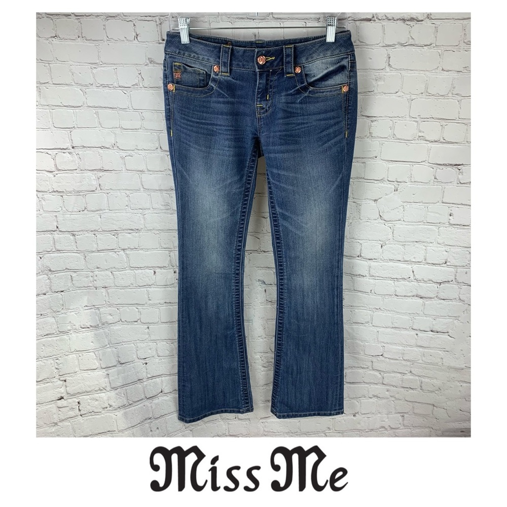 MISS ME SIGNATURE BOOTCUT JEANS